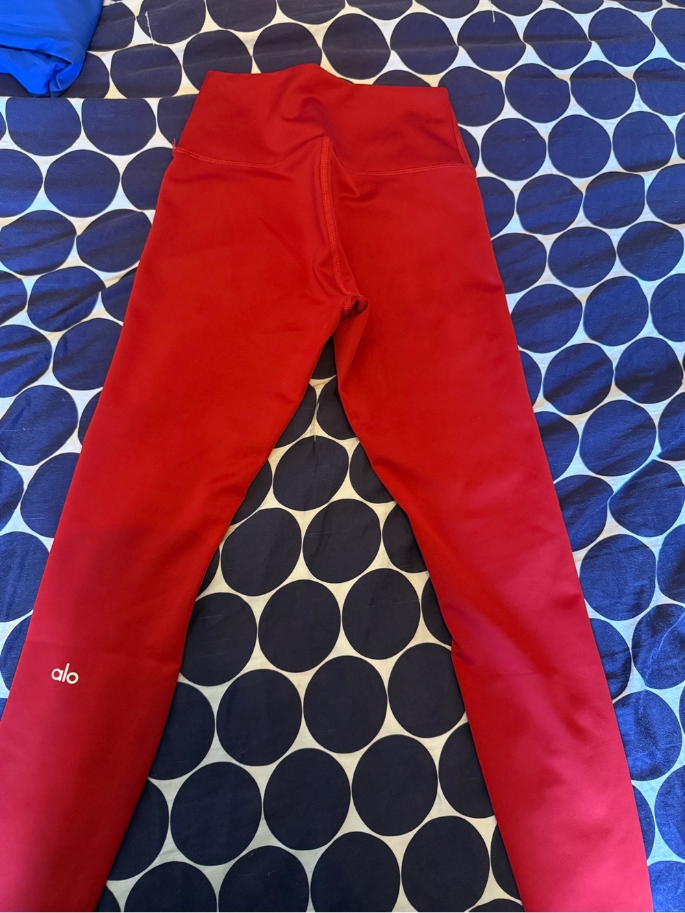 ALO Yoga High-Waist Red Leggings